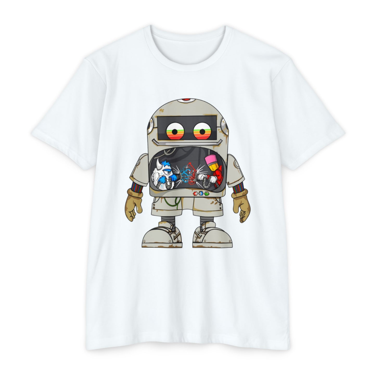 "POWER UP RUSTY" Tee