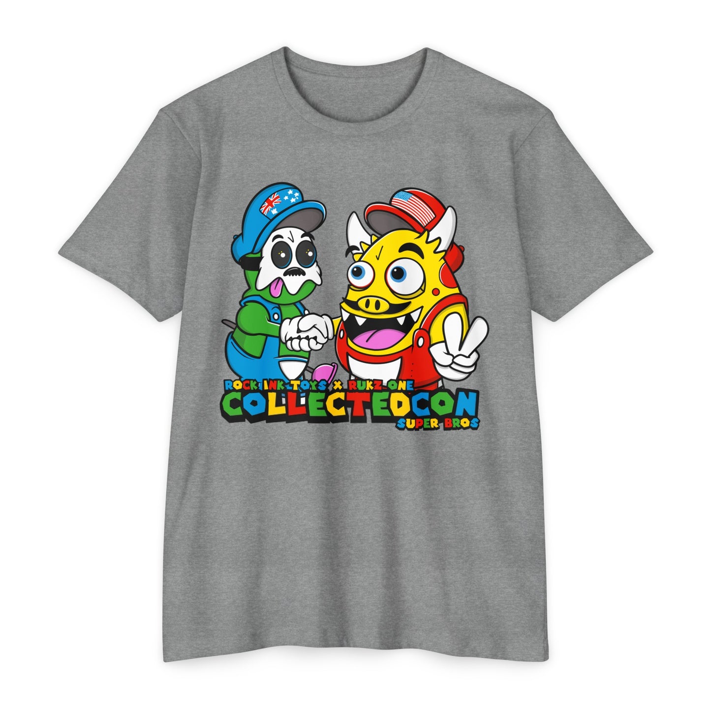 ROCK INK TOYS x RUKZONE  "Super Bros"  T-shirt