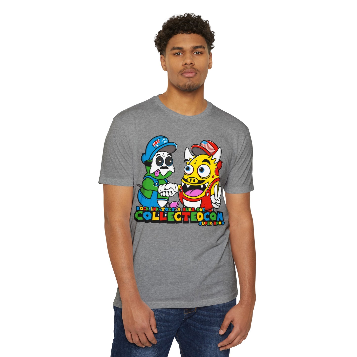 ROCK INK TOYS x RUKZONE  "Super Bros"  T-shirt