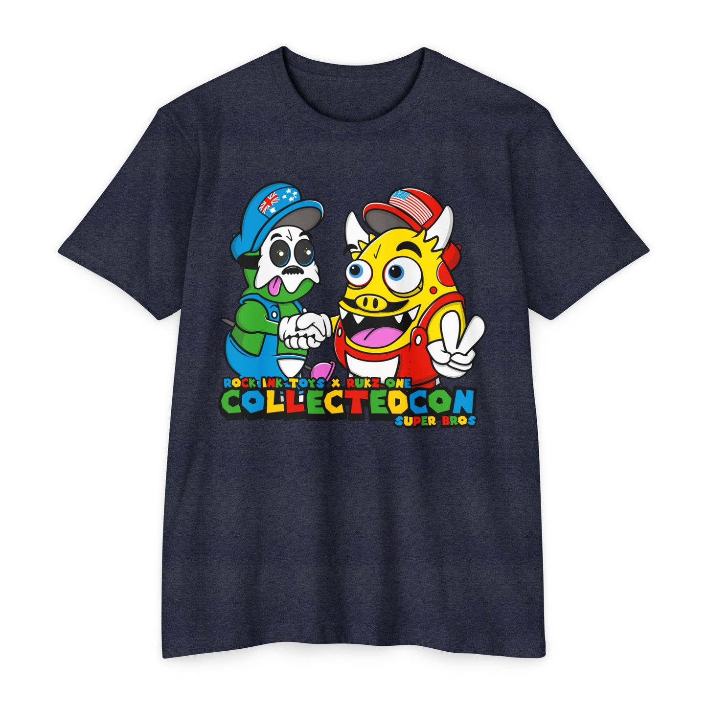 ROCK INK TOYS x RUKZONE  "Super Bros"  T-shirt